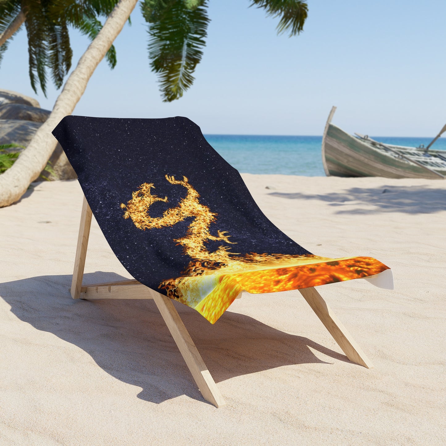 Sun Dragon Beach Towel