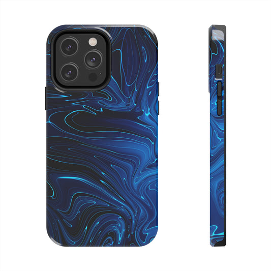 Blue Swirl Phone Cases