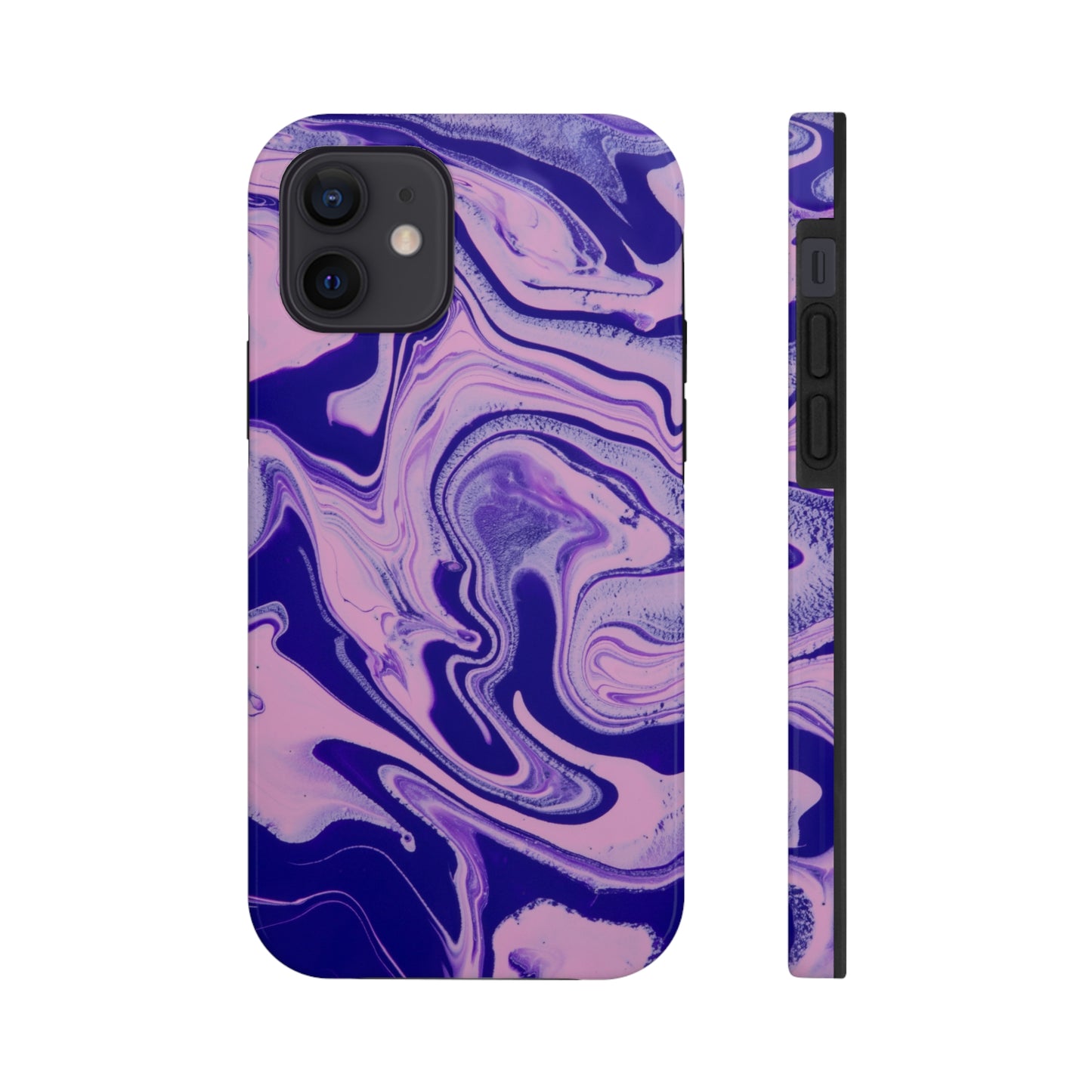 Purple swirl Phone Cases