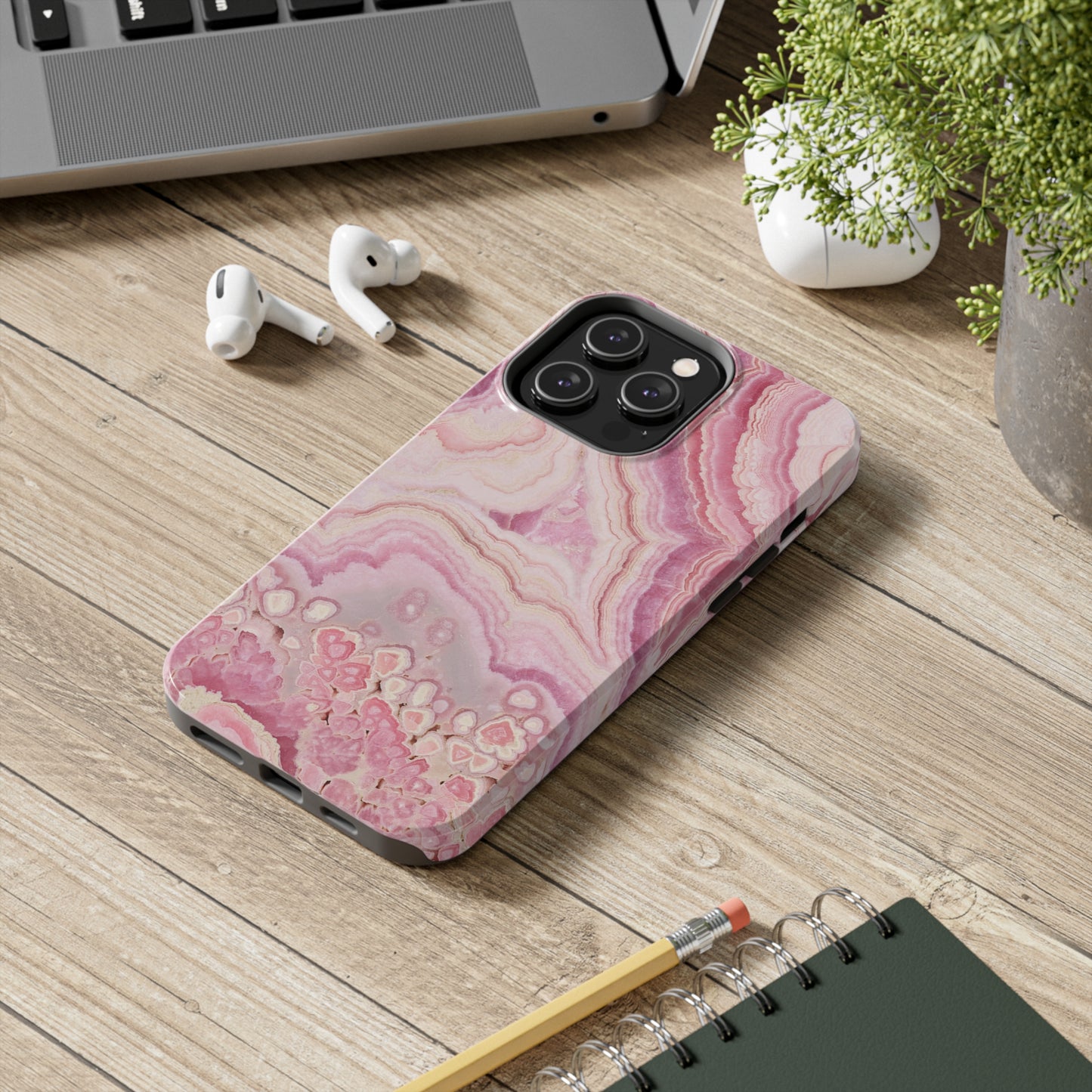 Pink Marble Phone Cases