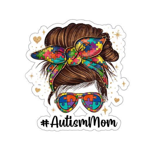 Autism Mom Die-Cut Stickers