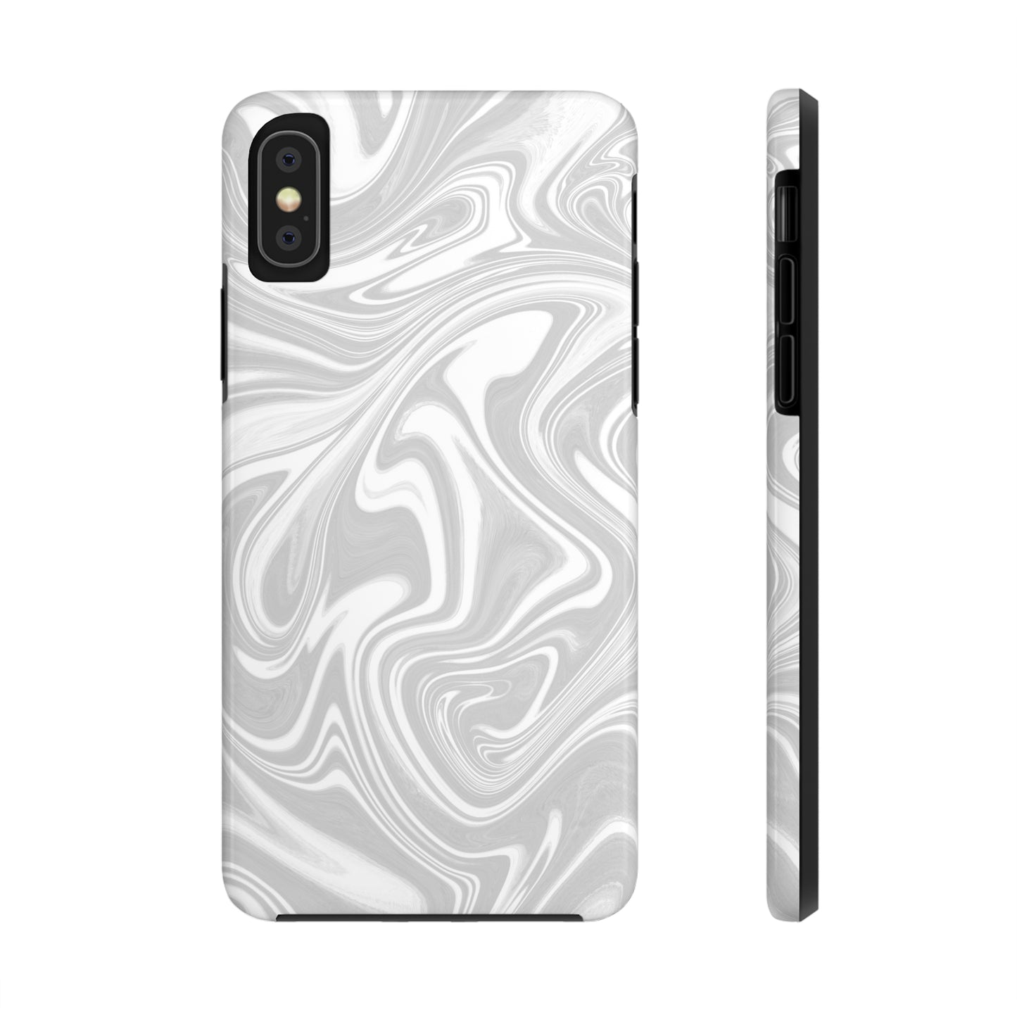 White Swirl Phone Cases