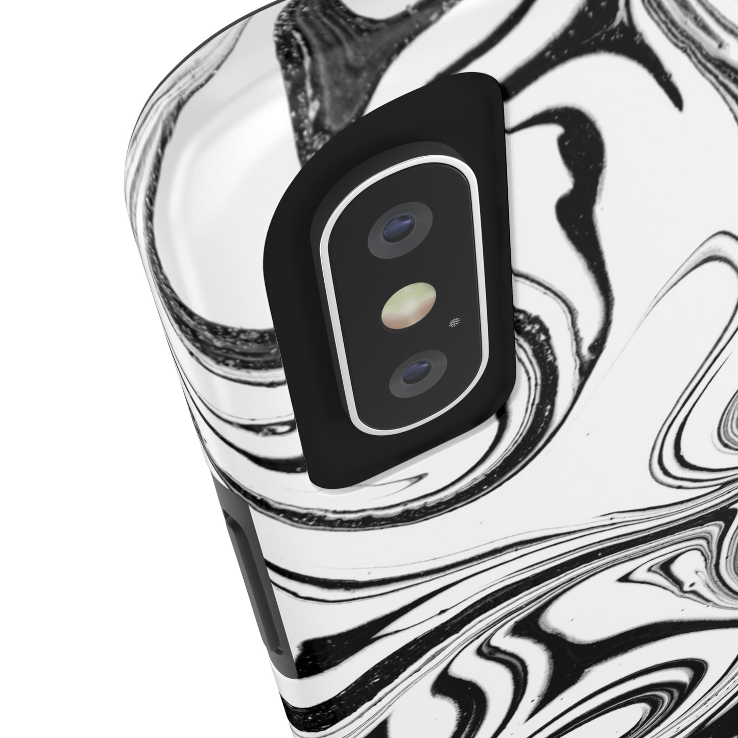 Black & White Swirl Phone Cases