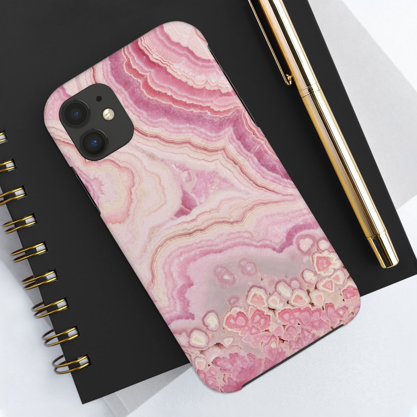 Pink Marble Phone Cases