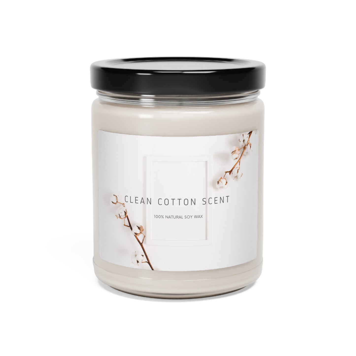 Clean Cotton Scented Soy Candle, 9oz